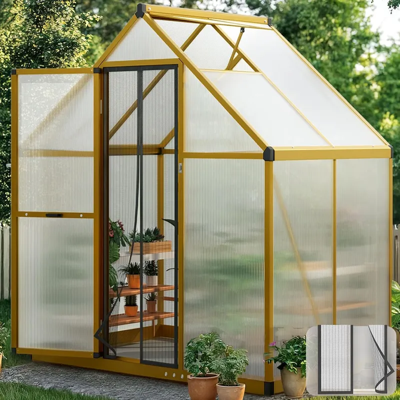 KING BIRD Greenhouse for Outdoors, 4×6 FT